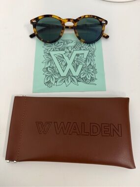 Huckberry Walden Eyewear Pond Sunglasses Honey Tortoise